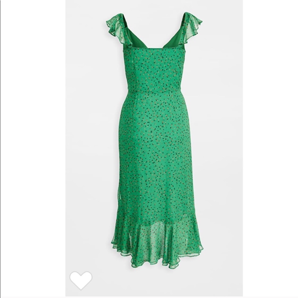 Veronica Beard Ruffle Trim Petal Silk Dress NWT - Picture 12 of 12